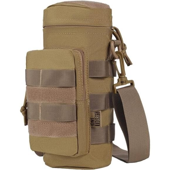 Bottle Pouch 1000D Nylon Tactical EDC Water Bottle Carrier with Detachable